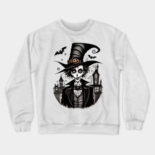 Spooky Halloween Character Crewneck Sweatshirt